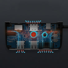 Заредете изображение във визуализатора на галерията – Ugreen CM179 9in1 USB-C - 3x USB-A 3.0 / HDMI / VGA / RJ45 / TF / SD card reader / USB-C adapter - gray
