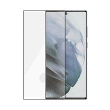 Заредете изображение във визуализатора на галерията – PanzerGlass E2E Microfracture antibacterial glass for Samsung Galaxy S22 Ultra - with black frame
