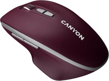 Заредете изображение във визуализатора на галерията – Wireless mouse BT 1200 dpi CANYON MW-21 red
