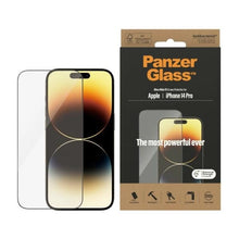 Заредете изображение във визуализатора на галерията – PanzerGlass Ultra-Wide Fit antibacterial tempered glass for iPhone 14 Pro
