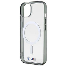 Заредете изображение във визуализатора на галерията – BMW Silver Ring MagSafe case for iPhone 14 Plus - transparent
