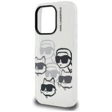 Заредете изображение във визуализатора на галерията – KARL LAGERFELD case for IPHONE 16 PRO KLHCP16LHMCHKCT (IML Multi K&amp;C Head Pattern)
