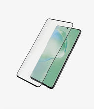 Заредете изображение във визуализатора на галерията – PanzerGlass Curved Super+ tempered glass for Samsung S20+ - with black frame
