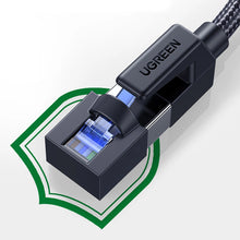 Заредете изображение във визуализатора на галерията – Ugreen NW153 Ethernet RJ45 Cat8 Cable Copper Core 1.5m - Black
