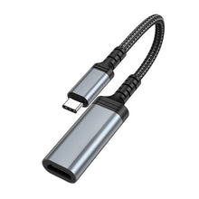 Заредете изображение във визуализатора на галерията – Cable USB C to HDTV conversion cable Hoco 4K 30Hz 0,2 m UA43A metal gray
