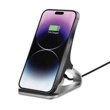 Заредете изображение във визуализатора на галерията – Tech-Protect QI15W-S1 15W inductive charger in the form of a stand - black
