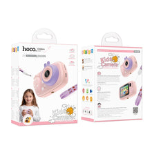 Заредете изображение във визуализатора на галерията – HOCO children camera with selfie function DV205 pink
