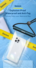 Заредете изображение във визуализатора на галерията – Baseus AquaGlide BS-PC030 case waterproof IPX8 with cylindrical clasp - black
