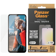 Заредете изображение във визуализатора на галерията – PanzerGlass Ultra-Wide Fit tempered glass for Samsung Galaxy A25 5G
