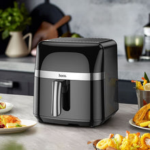 Заредете изображение във визуализатора на галерията – HOCO Air Fryer with touch screen 8L 1700W HE20 black
