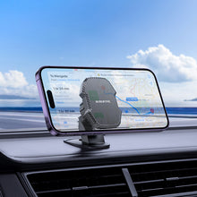 Заредете изображение във визуализатора на галерията – Borofone Car holder BH111 Adelante magnetic with stick-on base black
