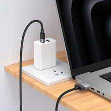Заредете изображение във визуализатора на галерията – Cable USB C to Mag3 Hoco 5A 140W magnetic 1,8 m U141 black
