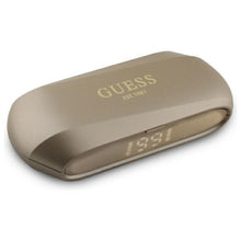 Заредете изображение във визуализатора на галерията – GUESS wireless earphones bluetooth TWS GUTWSC2MCDSD (Elongated Metallic Classic Printed Logo) gold
