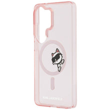 Заредете изображение във визуализатора на галерията – KARL LAGERFELD case for SAMSUNG S26 Ultra KLHMS26L6HCPSCP (Magnetic IML Peekaboo Choupette) pink
