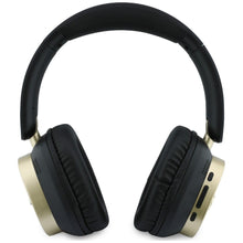 Заредете изображение във визуализатора на галерията – Wireless headphones Guess ENC Rectangle Metal Script black
