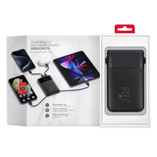 Заредете изображение във визуализатора на галерията – FORCELL F-ENERGY F10K6 Multicharge powerbank with built-in cables Type C and Lightning PD QC3.0 3A 22,5W 10000 mAh black
