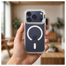 Заредете изображение във визуализатора на галерията – Case for iPhone 18 Pro / 17 Pro Forcell F-Protect Shadow Stand Premium compatible with MagSafe silver
