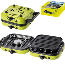 Заредете изображение във визуализатора на галерията – DUAL COMPACT + GRILL double camping stove

