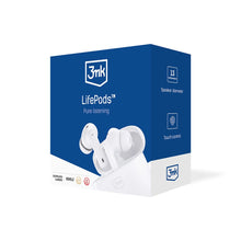 Заредете изображение във визуализатора на галерията – 3mk LifePods in-ear wireless Bluetooth 5.3 ANC headphones - white
