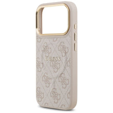 Заредете изображение във визуализатора на галерията – GUESS case for IPHONE 17 Pro compatible with MagSafe GUHMP17LP4MSEGCP (PU 4G W/ Classic) pink

