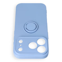 Заредете изображение във визуализатора на галерията – Case for iPhone 18 Pro / 17 Pro Silicone Ring light blue
