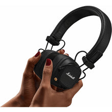 Заредете изображение във визуализатора на галерията – Wireless headphones Marshall Major V black
