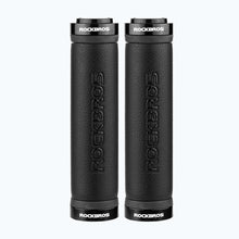 Заредете изображение във визуализатора на галерията – Rockbros 40210003001 microfiber bicycle handlebar grips - black
