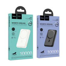 Заредете изображение във визуализатора на галерията – Powerbank compatible with MagSafe Hoco 10000 mAh QC PD 2A 20W J141 milky white
