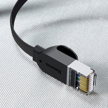 Заредете изображение във визуализатора на галерията – Baseus High Speed ​​flat Ethernet CAT6 RJ45 network cable 0.5m - black
