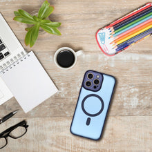 Заредете изображение във визуализатора на галерията – VARIETE MAG COVER Case compatible with MagSafe for IPHONE 16 PRO MAX navy blue

