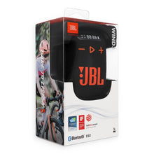Заредете изображение във визуализатора на галерията – Wireless speaker JBL Wind 3 with handlebar holder black and orange
