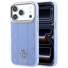 Заредете изображение във визуализатора на галерията – Case for IPHONE 18 Pro/17 Pro compatible with MagSafe (Stripe Peony 4G Logo) light blue 
