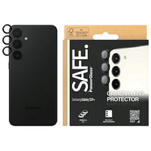 Заредете изображение във визуализатора на галерията – SAFE by PanzerGlass camera cover for Samsung Galaxy S24+ - with black frame
