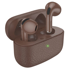 HOCO wireless earphones bluetooth TWS EQ15 brown