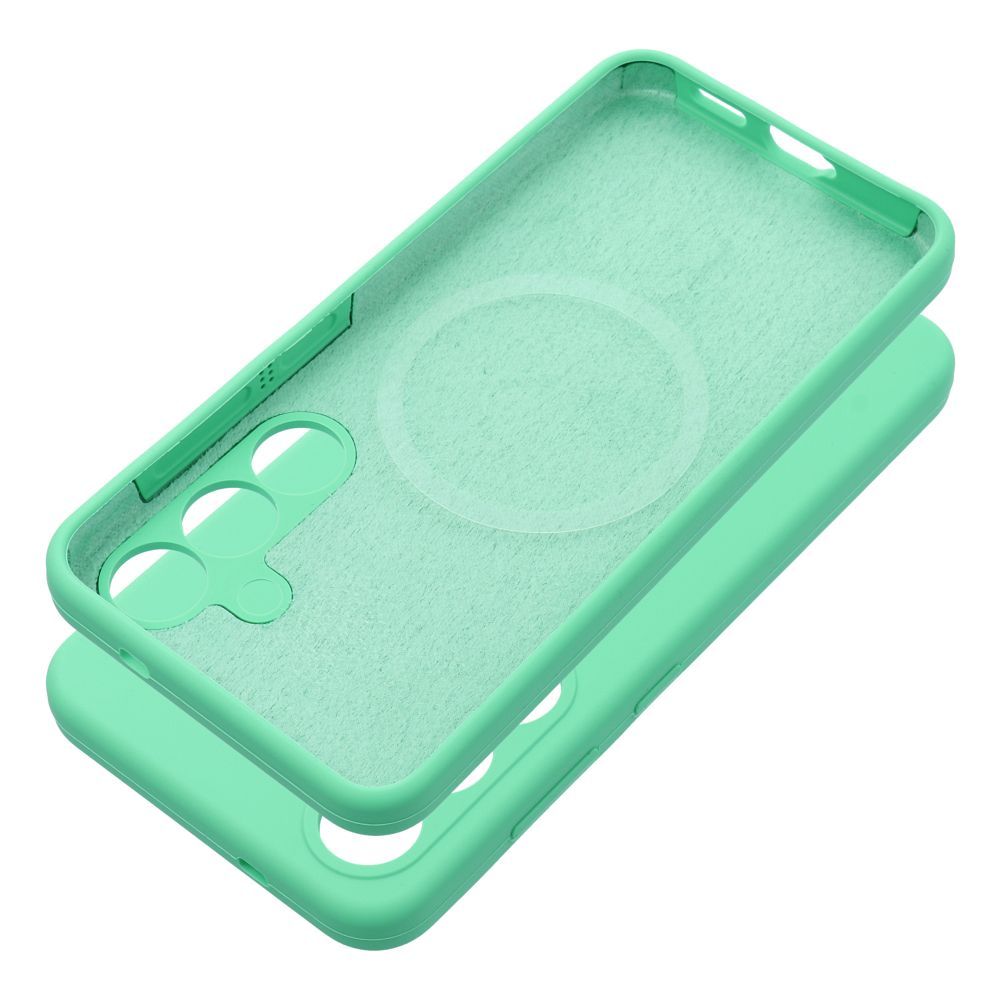 Case SILICONE 2mm for SAMSUNG S26 Plus compatible with MagSafe mint