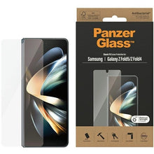 Заредете изображение във визуализатора на галерията – PanzerGlass Classic Fit antibacterial glass for Samsung Galaxy Z Fold 5 / Z Fold 4
