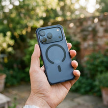 Заредете изображение във визуализатора на галерията – Case for iPhone 18 Pro / 17 Pro Forcell F-Protect BumperX Premium compatible with MagSafe navy blue
