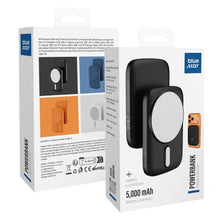 Заредете изображение във визуализатора на галерията – Powerbank compatible with MagSafe Blue Star Slim DG-P8 15W 5000 mAh black
