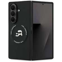 Заредете изображение във визуализатора на галерията – KARL LAGERFELD case for SAMSUNG Z Fold7 KLHMZFD7PSMLRKCK compatible with MagSafe (PU K&amp;C) black
