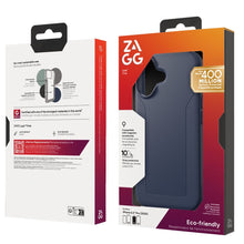 Заредете изображение във визуализатора на галерията – ZAGG case LUXE SNAP compatible with MagSafe for IPHONE 17 navy
