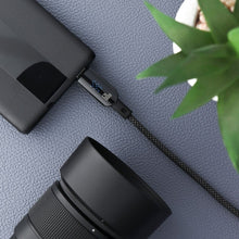 Заредете изображение във визуализатора на галерията – FORCELL F-ENERGY C277 cable Type C to Type C QC4.0 PD 5A 100W Digital 1,2 m black
