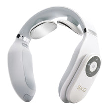 Заредете изображение във визуализатора на галерията – SKG 4098E neck massager, electrostimulator with compress - white
