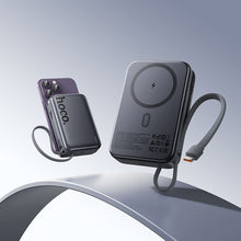 Заредете изображение във визуализатора на галерията – Powerbank Hoco 20000 mAh compatible with MagSafe QC PD 45W Q44A black
