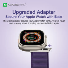 Заредете изображение във визуализатора на галерията – Amazing Thing Band Titan Sport Band TSP49PU for Apple Watch 49/45 purple
