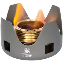 Заредете изображение във визуализатора на галерията – Tourist alcohol stove fueled with ethanol and alcohol MEVA
