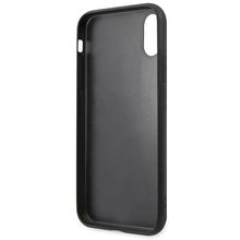 Заредете изображение във визуализатора на галерията – Karl Lagerfeld Saffiano Karl&amp;Choupette Head case for iPhone XS Max - black
