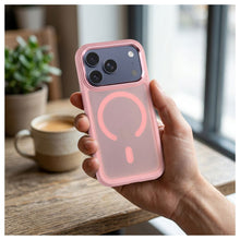 Заредете изображение във визуализатора на галерията – Case for iPhone 18 Pro Max / 17 Pro Max Forcell F-Protect Smoke Hybrid Premium compatible with MagSafe pink
