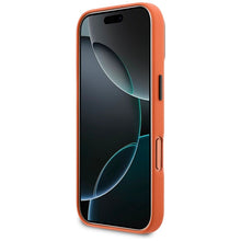 Заредете изображение във визуализатора на галерията – BMW case for IPHONE 17 Pro Max compatible with MagSafe BMHMP17X25PFWKCKO (PU W/ Metal Logo) orange
