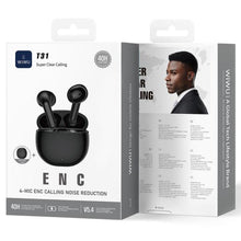 Заредете изображение във визуализатора на галерията – WiWU - TWS Earphones T31 - black
