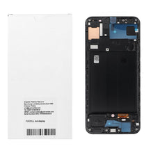 Заредете изображение във визуализатора на галерията – REWA lcd display for SAMSUNG A50 OLED black with frame
